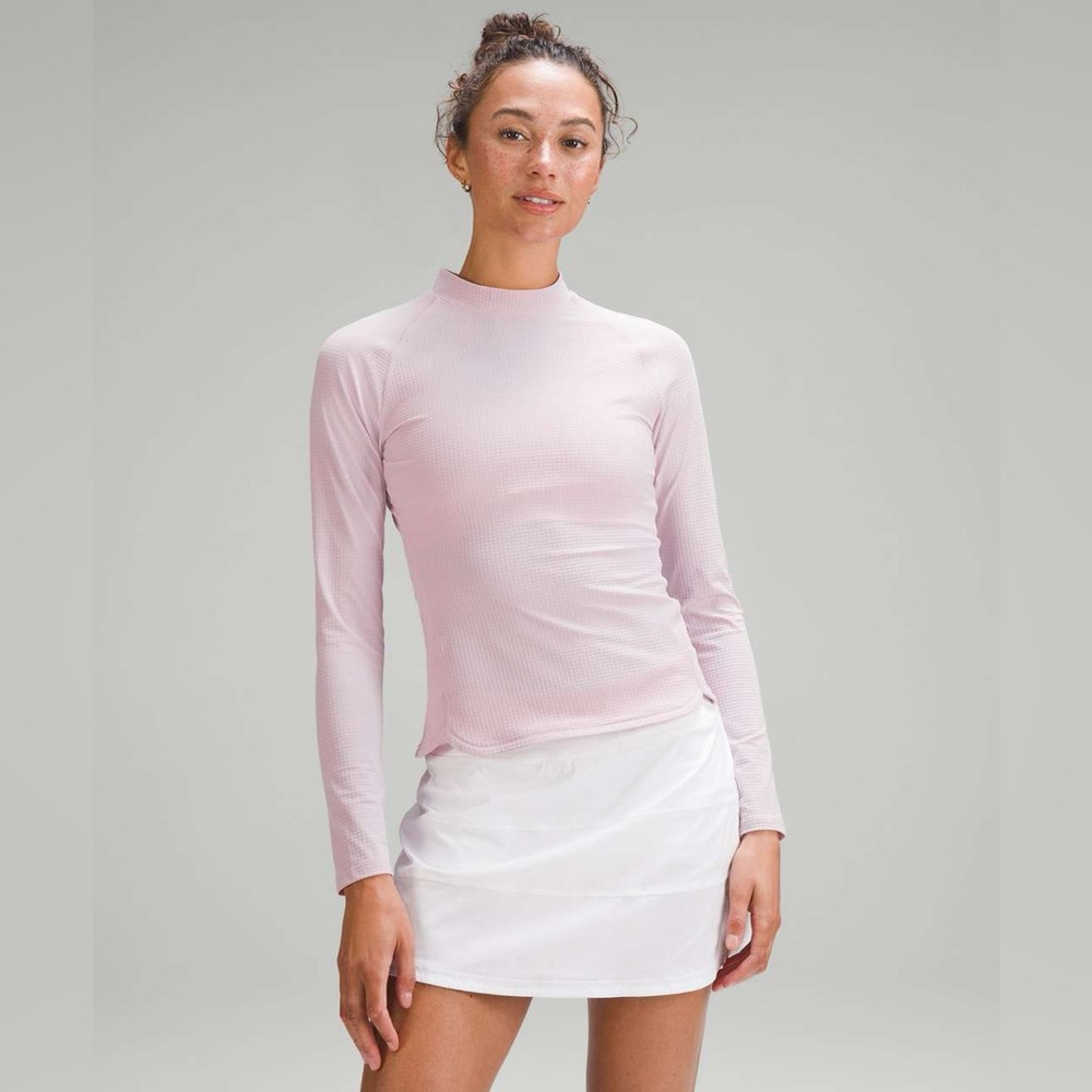 NWOT Lululemon Grid-Texture Long-Sleeve Shirt (Size 6)